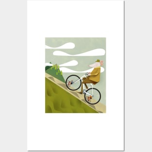 Hamster Cyclist Road Bike Poster Posters and Art